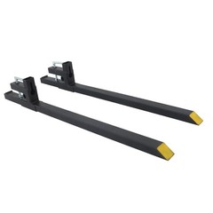 Heavy Duty 60 In 2000 lbs Quick Attach Bucket Fork Clamp on Pallet Forks