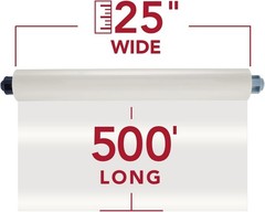 Pinnacle 27 Laminating Film 1.5 mil 25″x500′ Roll EZLoad NAP I