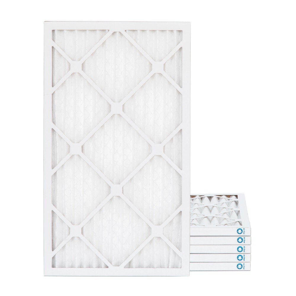 14x24x1 MERV 8 Pleated AC Furnace Air Filters. 6 Pack. Made in USA