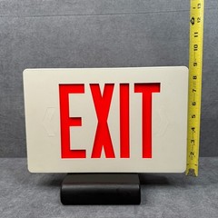 Westinghouse LED Exit Sign Red Letters White Housing 07-11-05916-38 AC Only NEW