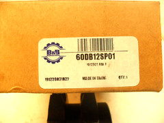B&B – 60DB12SP01 Double Row Sprocket 1-1/4″ Bore, 2 Set Screws, 12 Teeth NIB