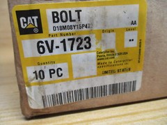 Caterpillar 6V-1723 Cat Track Bolt 6V1723 (Pack of 10)