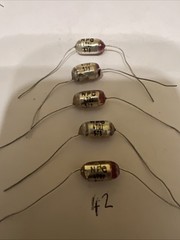 470 pF POLYSTYRENE FILM CAPACITOR 160 VOLTS 5% Tolerance New Lot of 5 by NPC