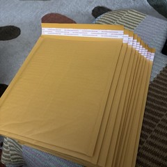 (10-each) #2, 8.5”x12” Kraft Bubble Padded Envelope Mailers with peel/stick seal