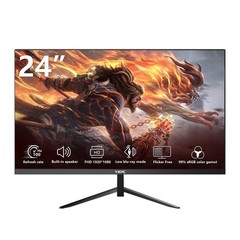 24 inch Computer Gaming Monitor 100Hz,Built-in Speakers,1080P Display,Ergonom…