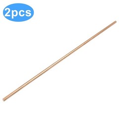 Beautifully Polished 2Pcs Copper Rods, 3mm Dia – Essential for DIY Metal Crafts