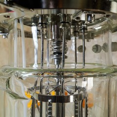 4L Sartorius-Type Jacketed Double Wall Glass Bioreactor Fermenter Vessel
