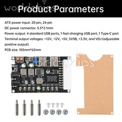 20/24Pin ATX Power Adapter Board Desktop Chassis ATX Power Supply Breakout Board