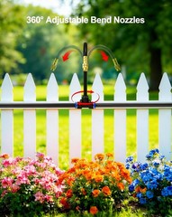 Upgraded 5/16″ Drip Irrigation Kit (100FT), High-Flow Garden Watering System …