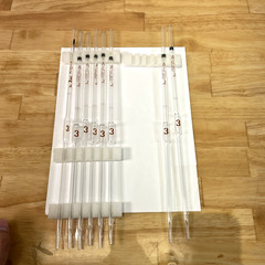 Lot of 8- Fisher brand/Kimax 3 ml Class A Volumetric Pipettes – New