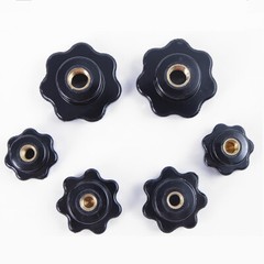 M4/M5/M6/M8/M10/M12-M16 Female Thread Seven Star Shaped Head Clamping Nuts Knob
