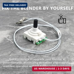 GYOFFULL 15955 Potentiometer Switch Replacement Compatible with white