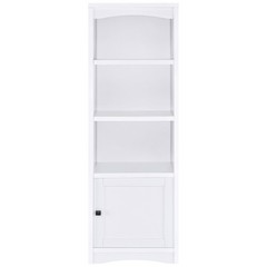 Coaster Laughlin 3-Shelf Engineered Wood Media Tower in White