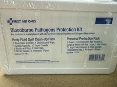 First Aid Only Bloodborne Pathogens Protection Kit Exp 2028