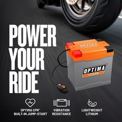 OPTIMA® QUAD14 ORANGETOP® Lithium – Built-in Engine Start Reserve with BMS and P
