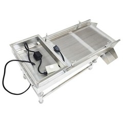 1.5mm Stainless Steel Linear Vibrating Screen Single Layer Sifter Shaker 110V