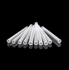 4″/6″/8 Inch Borosilicate Clear Glass Blowing Tube 12mm OD 8mm ID 2mm Thick Wall