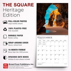 Motivation | 2027 12×24″ (Hanging) Monthly Wall Calendar | Foil Stamped Cover