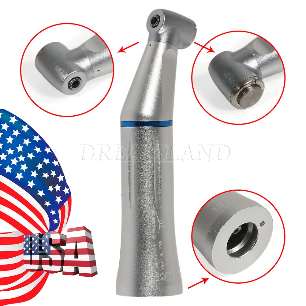 Dental Slow Low Speed Handpiece Push Contra Angle NSK Style Air Motor 4Hole WY4