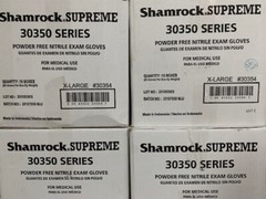 Shamrock Powder Free Nitrile Exam Gloves XL Size 1000 PCS -Blue