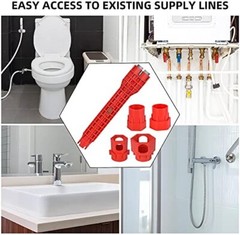Sink Wrench Plumbing Repair Installation Pipe Hand Tool Bathroom Kitchen Faucet