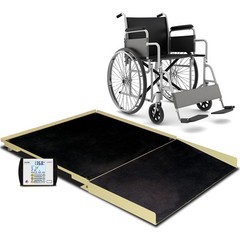 Detecto FHD-133-II Stationary Wheelchair Scale 1000lb x 0.2lb WiFi AC Adapter