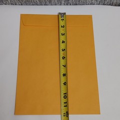 150 Document Catalog Envelopes 9″x 12″ With Moisture Gummed Closure_Yellow Kraft