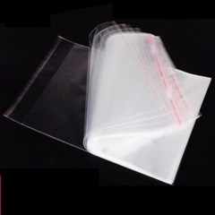 100 Clear Resealable OPP Plastic Bags 6×9 Inches, Self Sealing for Food Storage