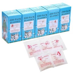 Dental Orthodontic Zoo Pack Elastics High-quality Latex Rubber 5000pcs/box