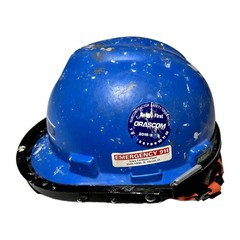 Hard Hat MSA V-Gard Medium Face Shield Frame ANSI Class E Type 1 Ratchet Blue
