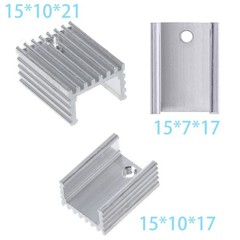 30Pcs TO220 Aluminum Heatsink & Insulator/Mounting Kits for MOSFET