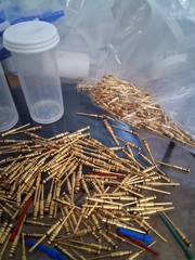 M39029/4-110 MIL-SPEC Male Pin Contact 50 ea new Deutsch
