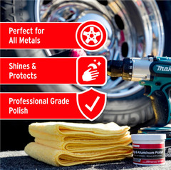 Mothers Mag & Aluminum Polish, 5 oz. — Brilliant Shine, Easy to Use, For All Unc