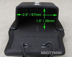 Gould Goodrich Nylon Universal Radio Holder Holster Case Duty MOLLE USA Made