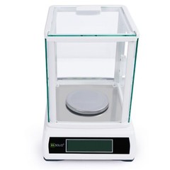 U.S. Solid Analytical Balance 300gx0.001g 1mg Lab Digital Scale W/ 2 LCD Screens