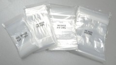 400 Clear 2mil Poly Bags Assortment 4 Sizes 4×6 5×8 6×9 8×10 100@ Top Seal Bags