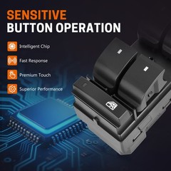 Front Driver Side Power Window Switch for GMC Acadia 2007-2016 901-990 20945224