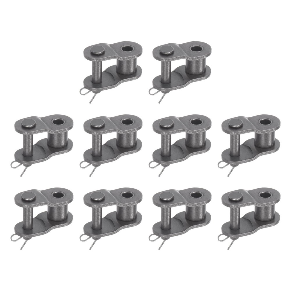 10PCS 1/2″ Pitch #40 Chain Offset Half Link Roller Carbon Steel
