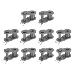 10PCS 1/2″ Pitch #40 Chain Offset Half Link Roller Carbon Steel