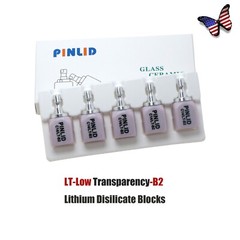 US 5pcs/Box Lithium Disilicate Blocks Dental Lab C14 LT Glass Ceramic CAD/CAM