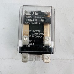TE Connectivity KUHP-11A51-120 DPDT Power Relay 120VAC 20A, Potter & Brumfield