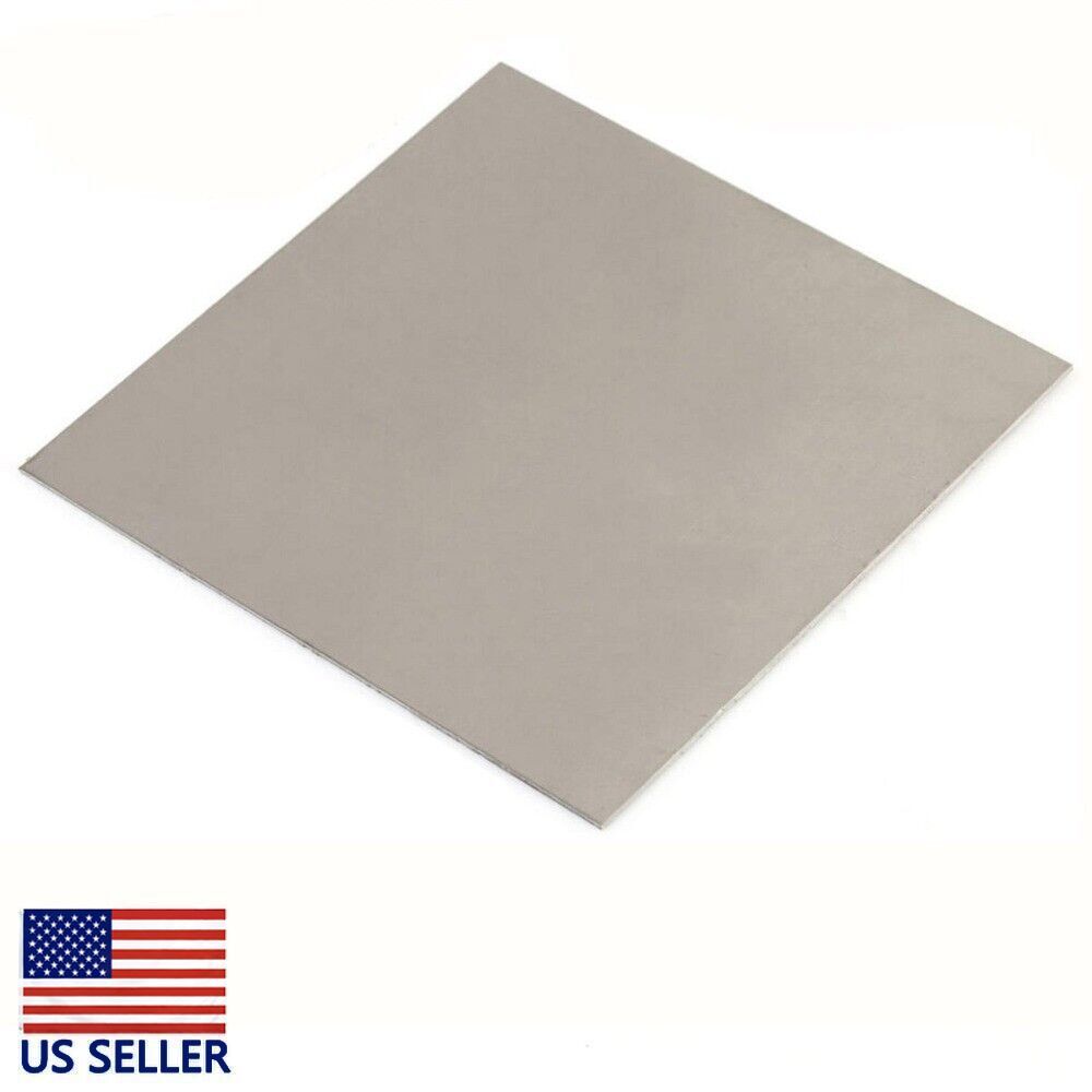 1PCS 2.0mm x 100mm x 100mm Titanium plate Ti Titan TC4 Gr5 Plate Sheet Foil