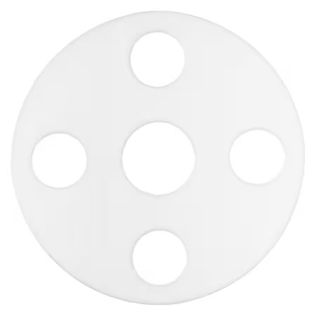 Zoro Select Bulk-Fg-1157 Full Face Ptfe Flange Gasket For 8″ Pipe, 1/16″