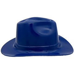 Occunomix Western Cowboy Hard Hat with Ratchet Suspension in Royal Blue
