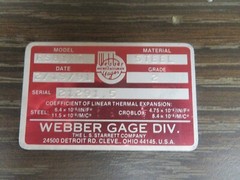 Starrett Webber – RS81A1 – Steel, English, Gr. 2 Gage Block Set – 81 pcs – OZ21
