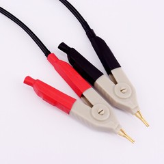 1 Set Kelvin Clip Tester Probe Lead Clip Cable With 4 BNC For LCR Meter Terminal