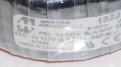 HAMMOND 182J117 CHASSIS MOUNT TOROIDAL POWER TRANSFORMER|DUAL117/234VAC|120VA