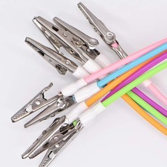 Assorted Colors Premium Dental Bibs Clip Napkin Holders for Dentist (Choose Qty)