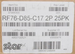 25 Pack Star Micronics 2-Ply 3″ x 100′ Receipt Paper Rolls SP500 SP700