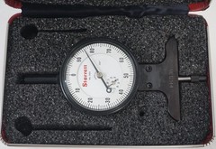 L.S. Starrett Dial Depth Gage Indicator No 644 w/ Original Box – Meter Only